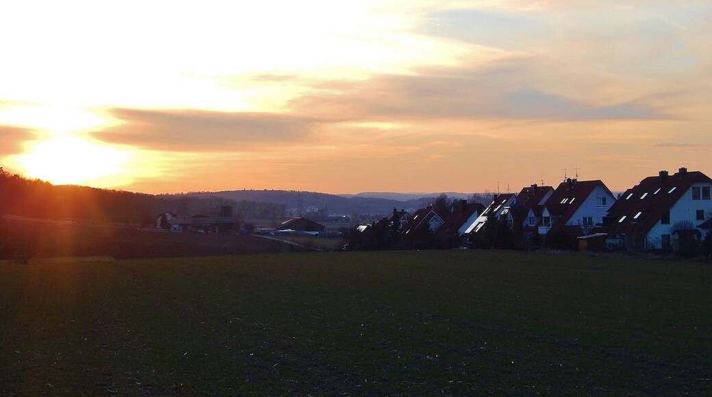 Sonnenuntergang über Warmbronn