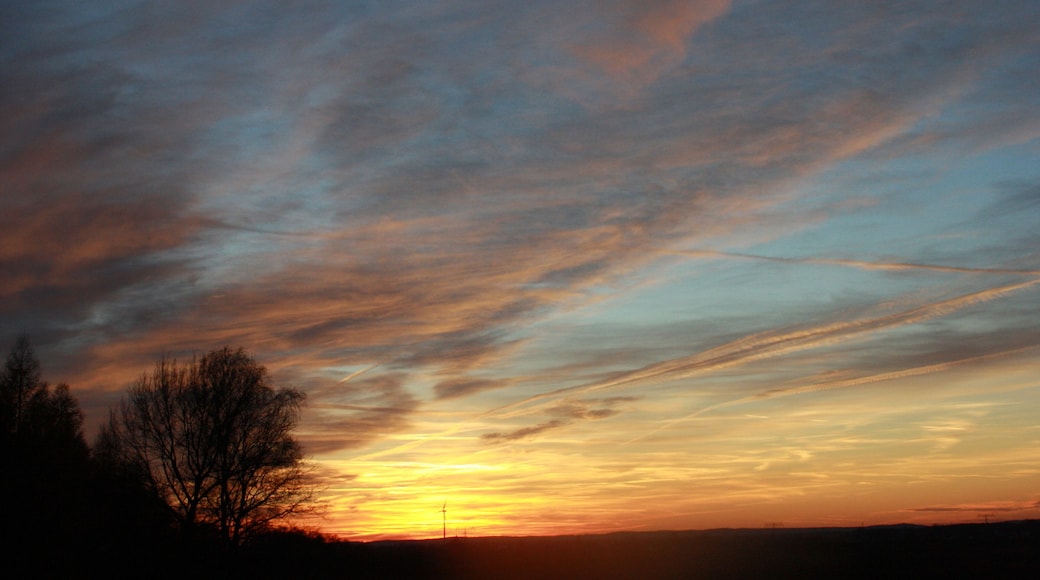 Abendhimmel über Biegen