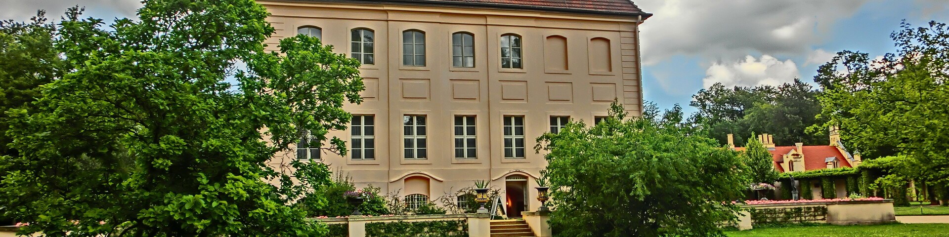 Schloss Branitz von Süden aus Juli 2014