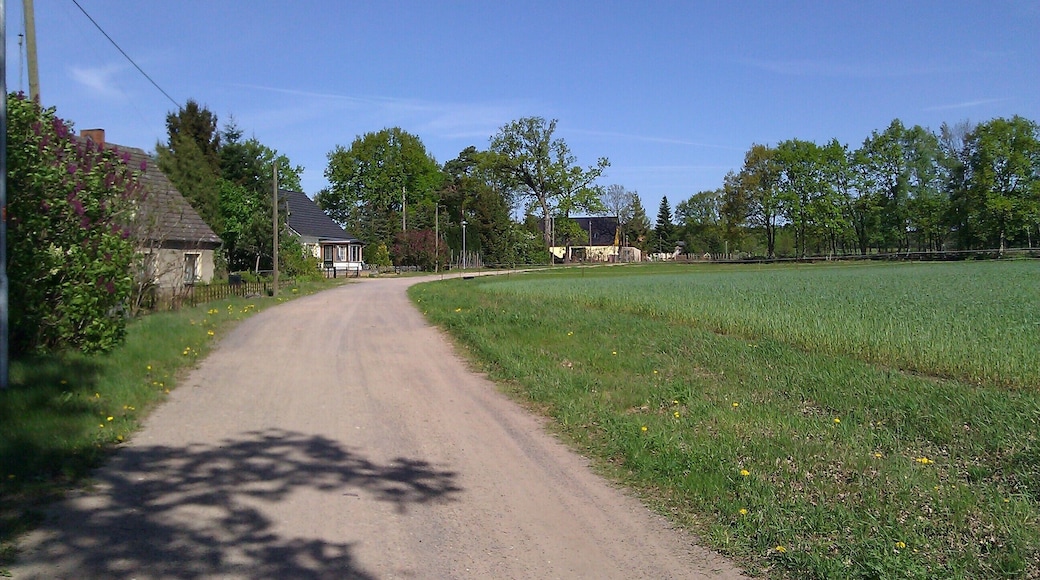 view in Neu Sagast, disctrict Prignitz, Brandenburg, Germany