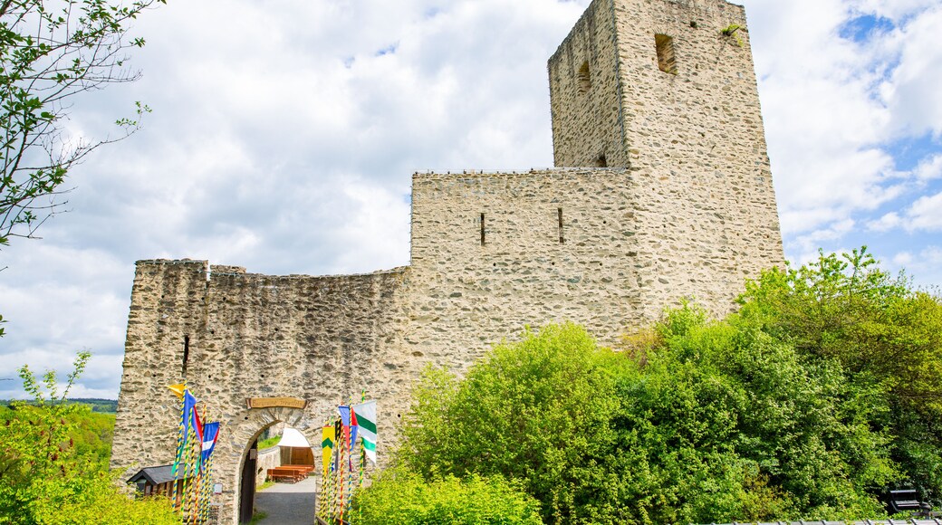 The medieval Freienfels Castle in Hessen, Germany