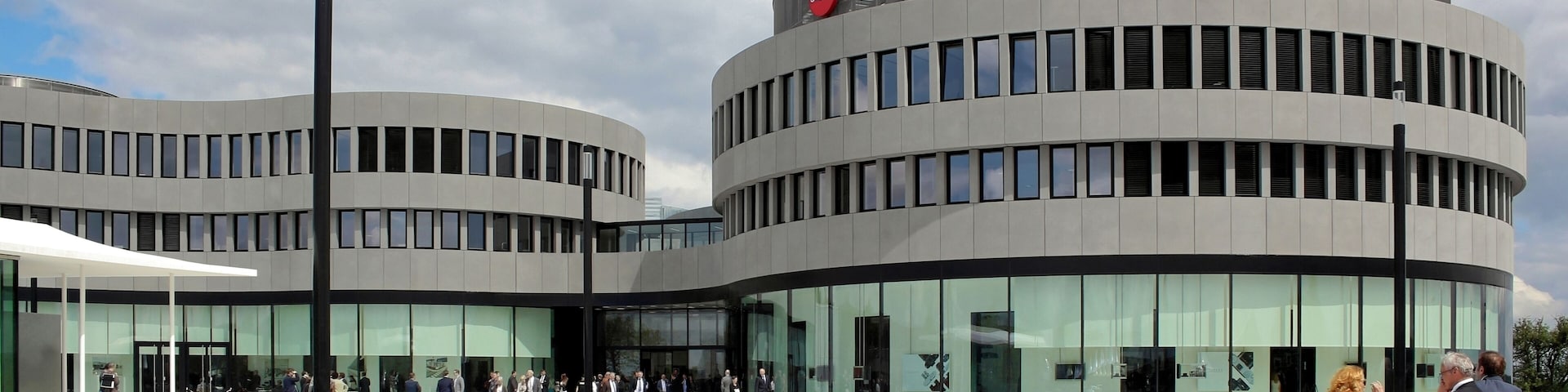 The 2014 built Leica World in Wetzlar of the Leica Camera AG. Architects: Gruber + Kleine-Kraneburg