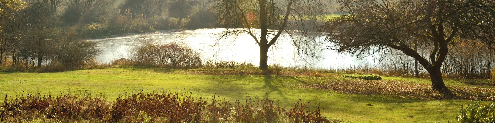 Ein Teich/See? auf dem zu Oberweimar (Hessen) gehörigen Rittergut Germershausen