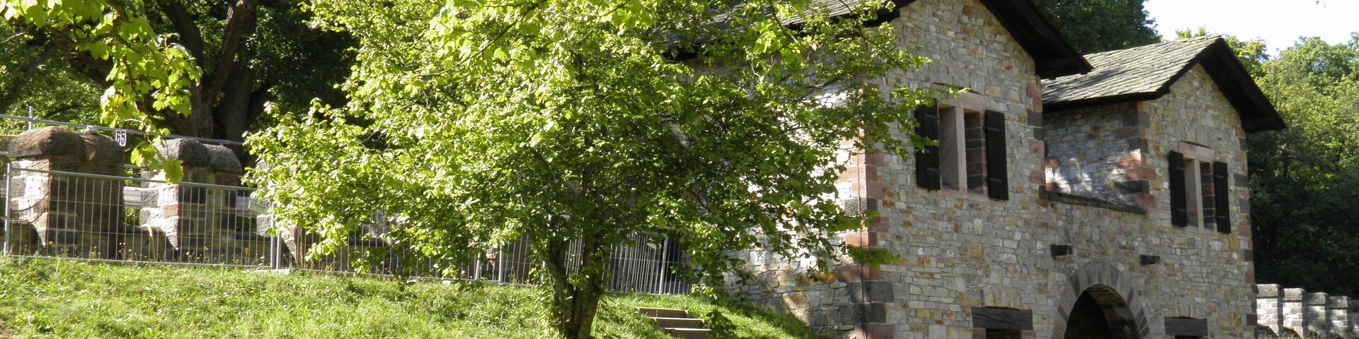 Porta Principalis Dextra, Saalburg Roman Fort, Limes Germanicus, Germania (Germany)