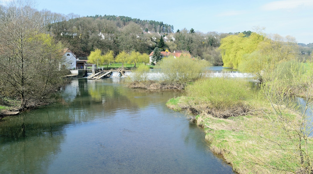 Weir in Wehrda, Marburg
