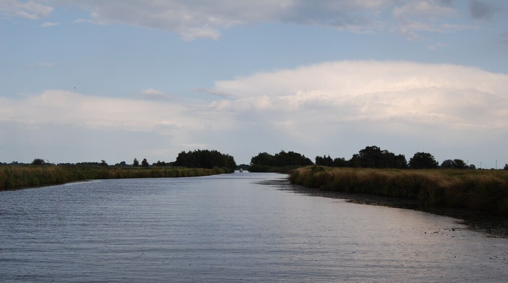 Junction canal to the nature reserve "Südteil Großes Meer" (southern part of big 'sea')
