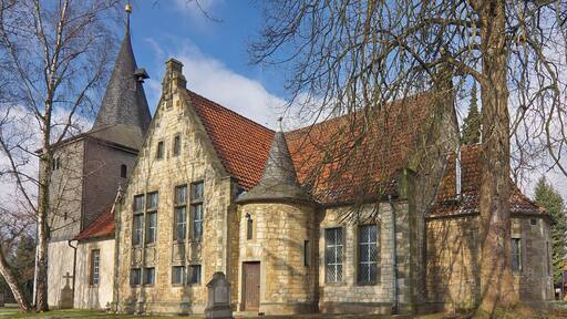 Kirche „Johannes der Täufer“ in Oberg (Ilsede), Niedersachsen, Deutschland