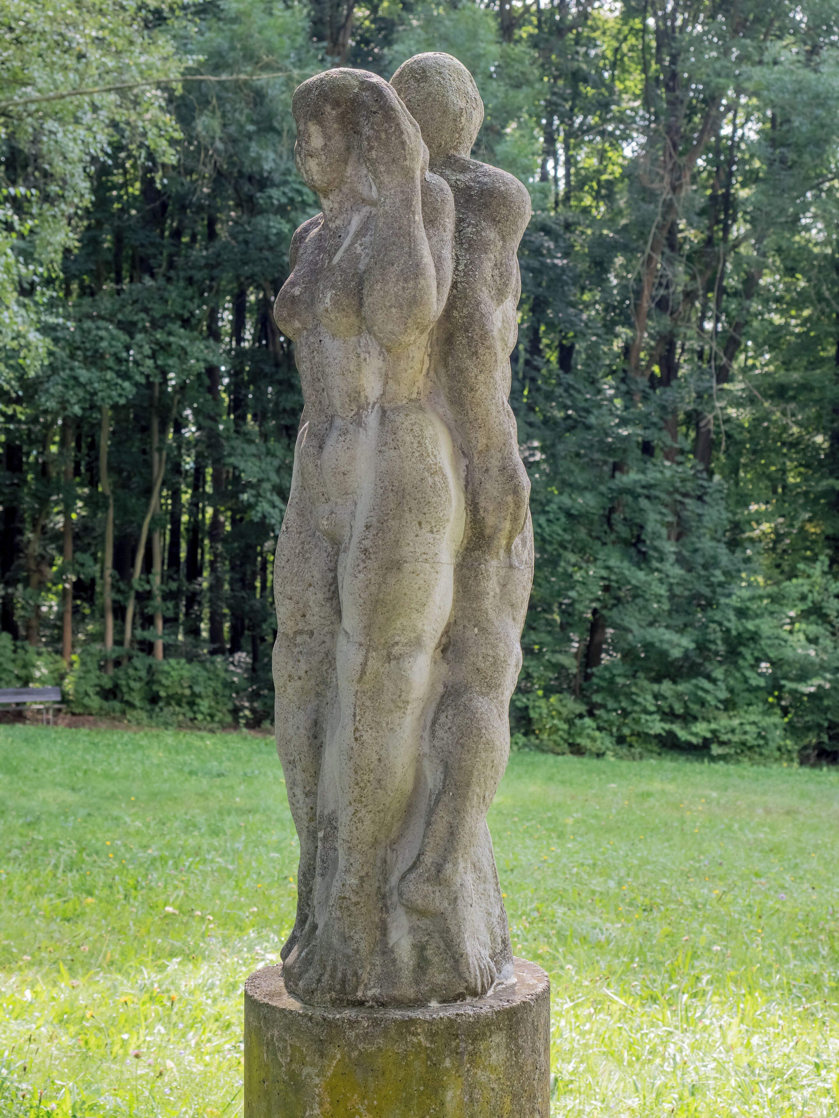 Sculpture in the park of Jocketa (Vogtland)