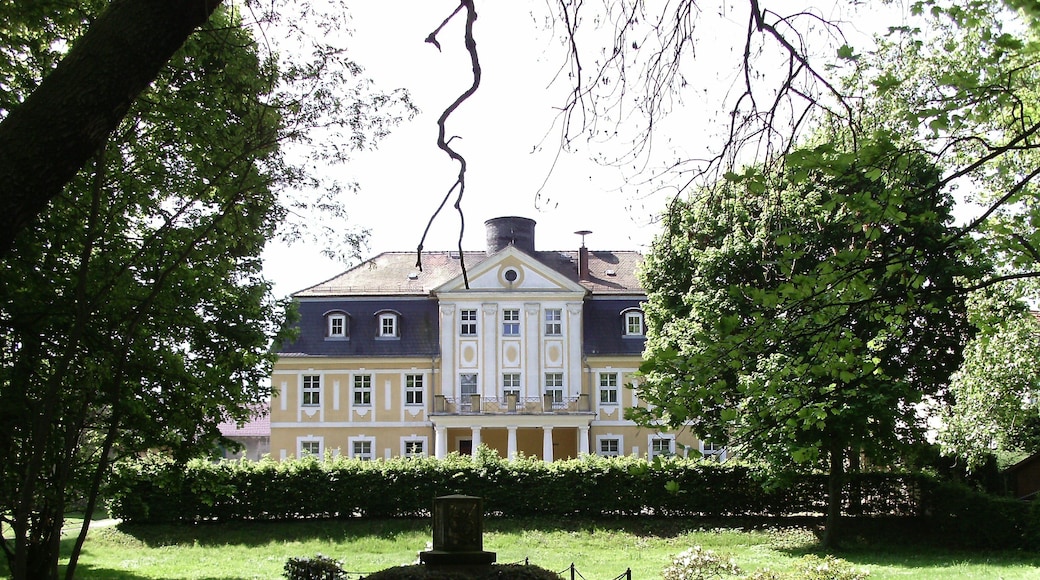 Kitzen manor house with memorial to Theodor Körner (Pegau, Leipzig district, Saxony)