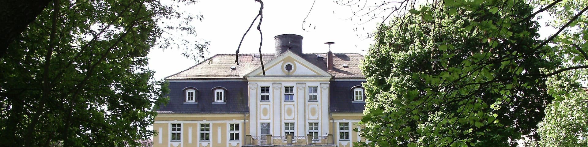 Kitzen manor house with memorial to Theodor Körner (Pegau, Leipzig district, Saxony)