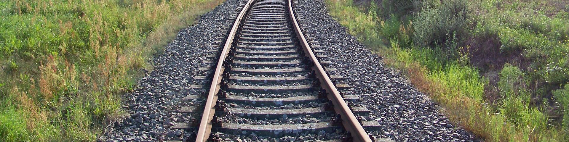 Dieses Gleis stellte zu DDR-Zeiten die Strategische Umfahrung Eilenburgs dar. Nach der Wende wurden hier noch Güterwagen abgestellt. Heute liegt das Gleis brach.