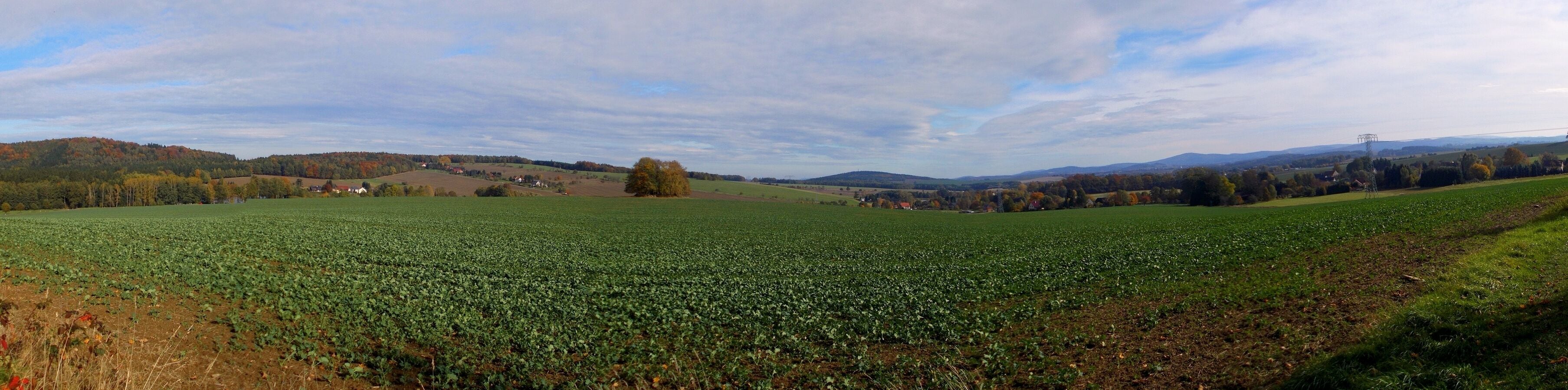 Panorama vom Oberlausitzblick Rammenau