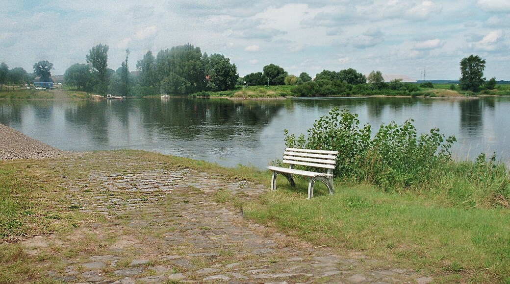 Burg (bei Magdeburg), the Elbe nearby Niegripp