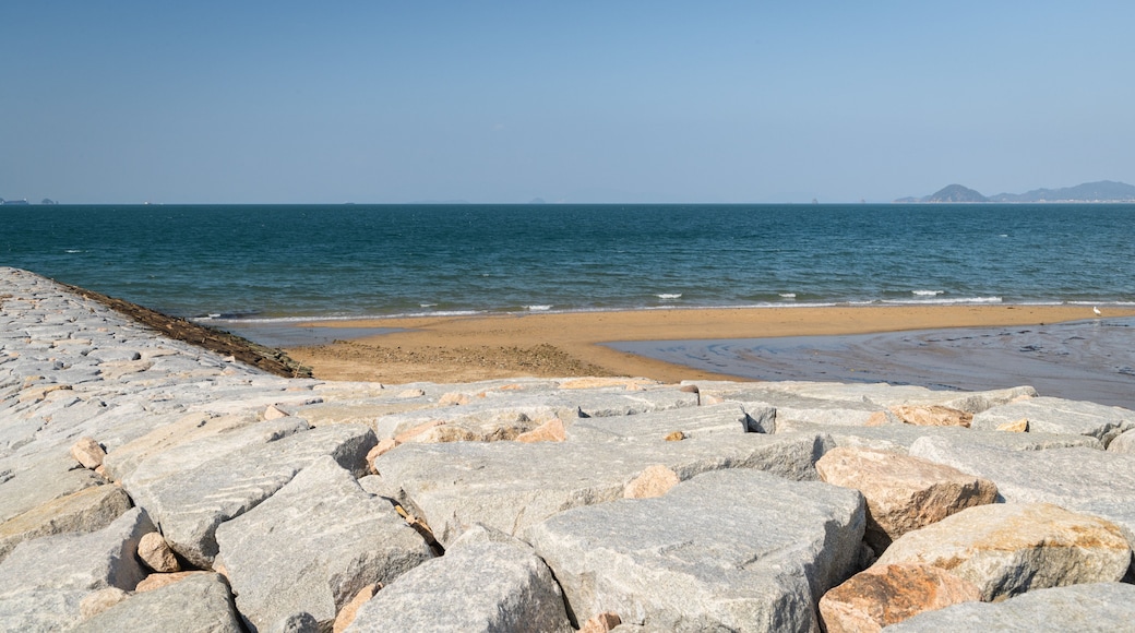 Horie featuring a beach and general coastal views