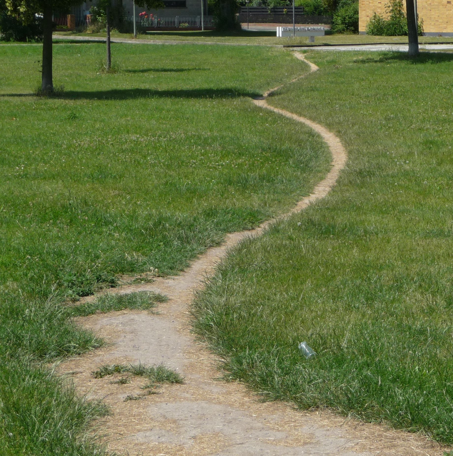 „La rue courbe est le chemin des ânes, la rue droite le chemin des Hommes.“