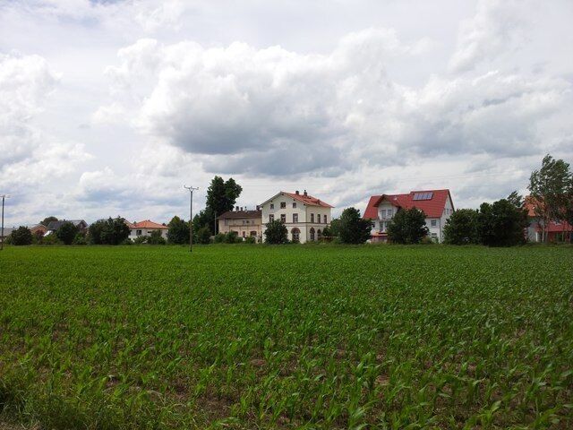 Lustadt, Blick zum ehem. Bahnhof