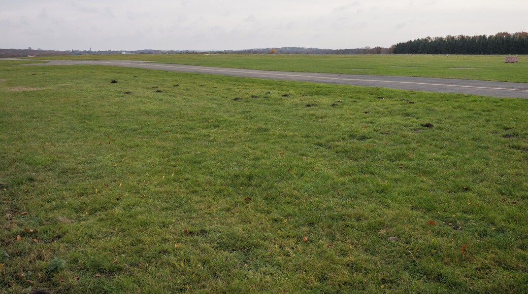 Aerodrome Osnabrück-Atterheide, maneuvering area. Osnabrück, Lower Saxony, Germany