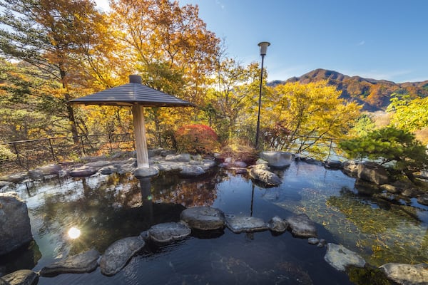 Onsen in the Mountain in Minakami city, Gunma Prefecture,Japan; Shutterstock ID 363983405; purchase_order: SF 06557000; job: ; client: ; other: