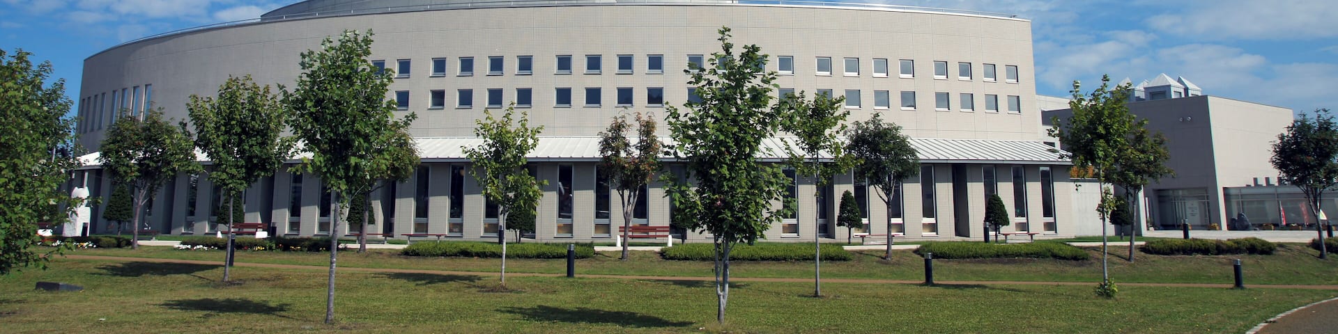 Okhotsk Cultural Exchange Center (Echo Center 2000) in Abashiri, Hokkaido prefecture, Japan