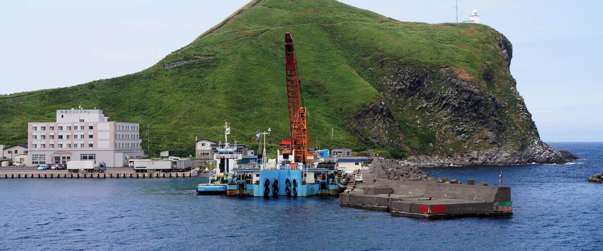 Cape Peshi in Rishiri Island, Hokkaido, Japan.