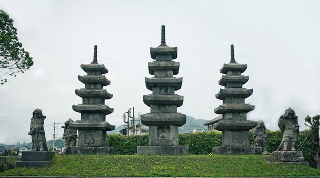 Hayato-zuka (Hayato tomb) in Hayato-chō, Kirishima, Kagoshima, Japan.