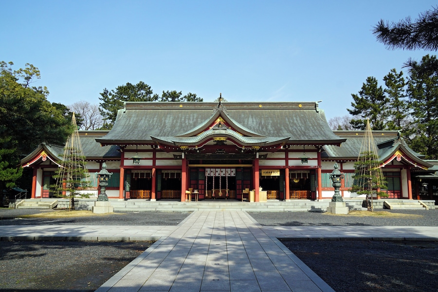 Kehi-jingu in Tsuruga, Fukui prefecture, Japan.