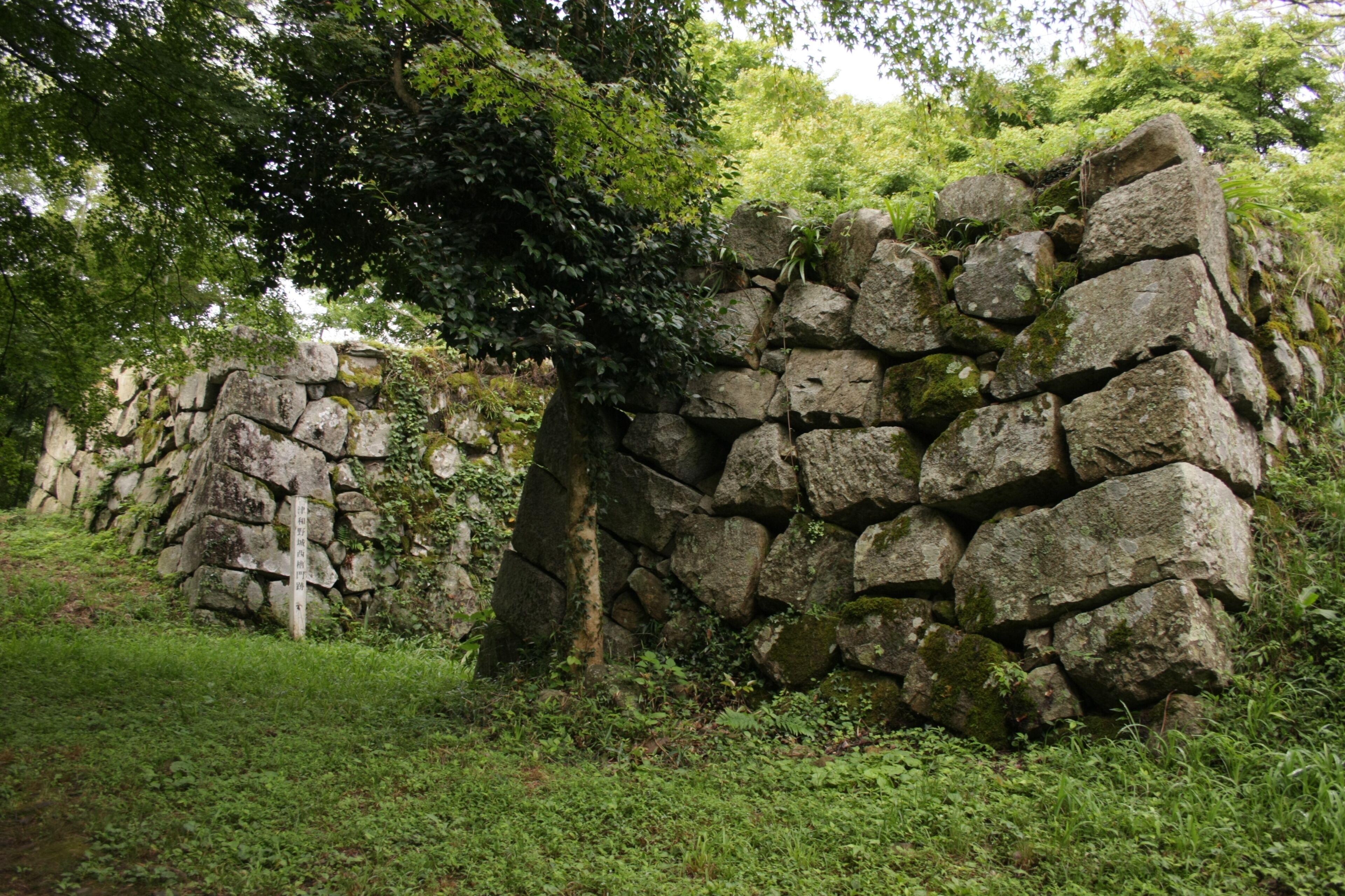 津和野城西門櫓の石垣