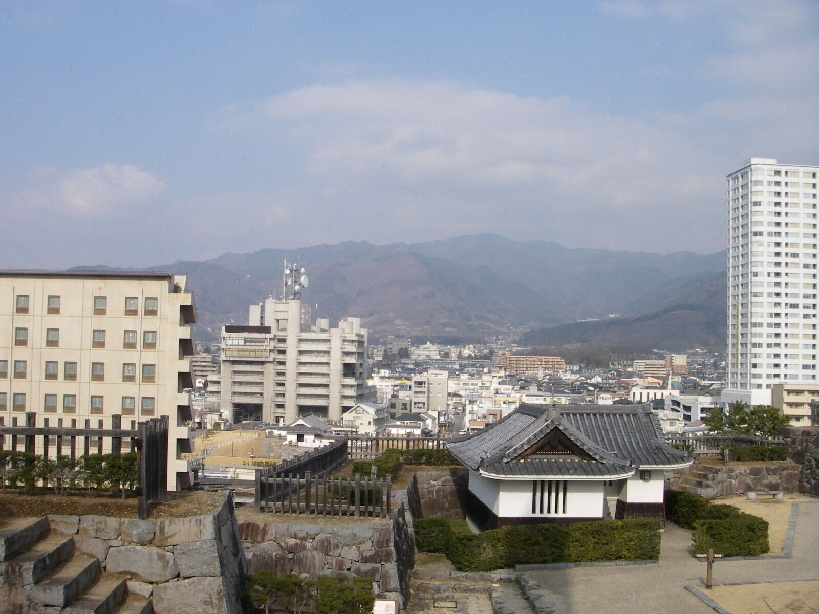 謝恩塔より北を望む