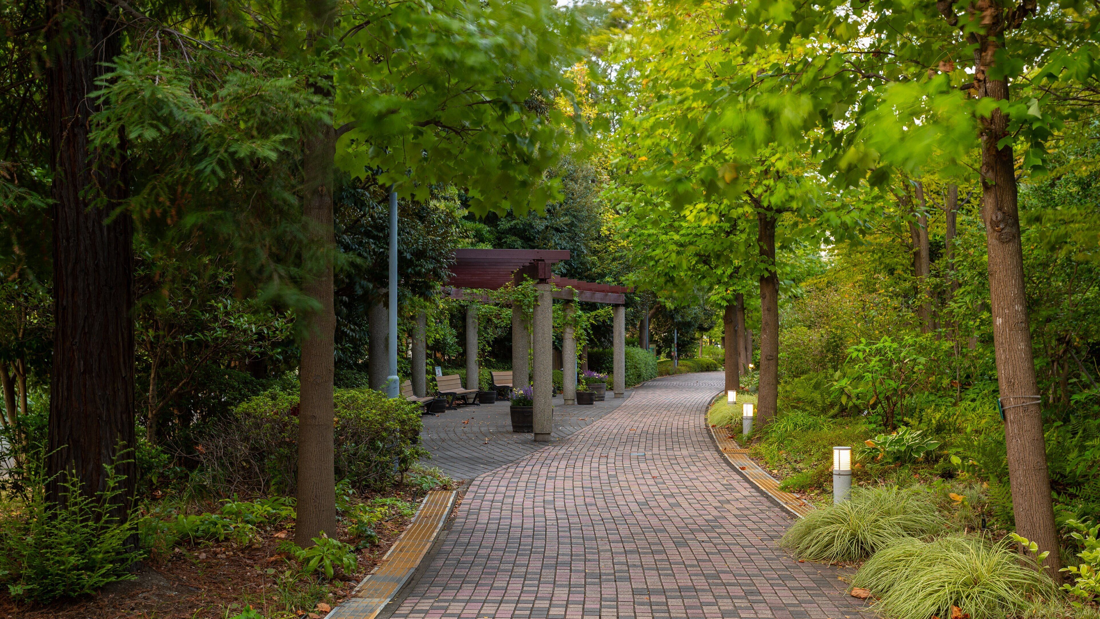 Kirin Beer Village which includes a park
