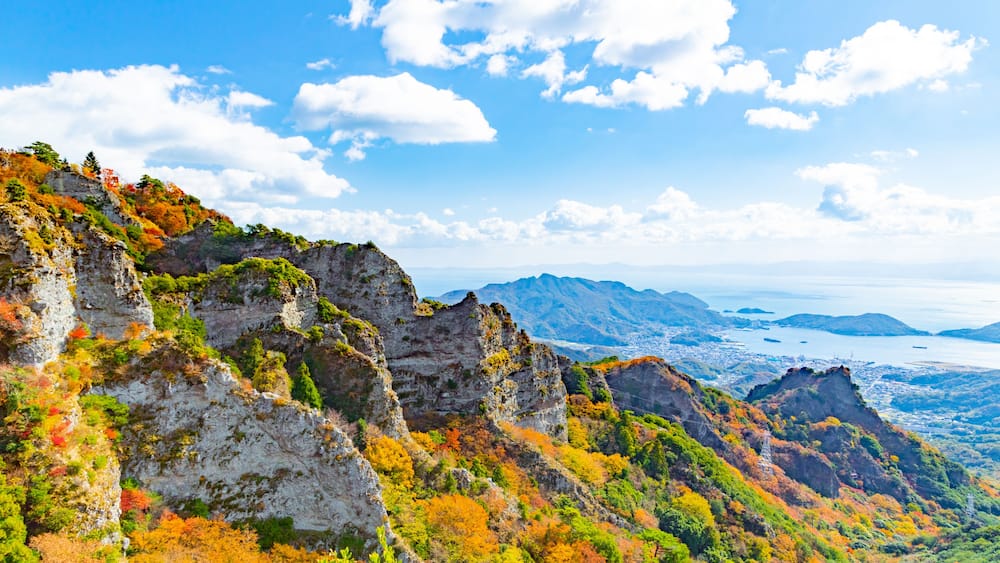 日本の風景 小豆島の寒霞渓