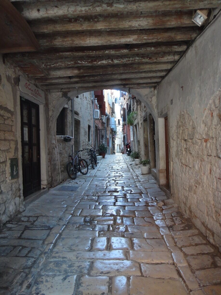 I would advise anyone visiting Croatia, to venture further north towards the Istria area where you'll find the small town of Rijeka .... A town filled with artists of all sorts & alleyways just like this little beauty 😍