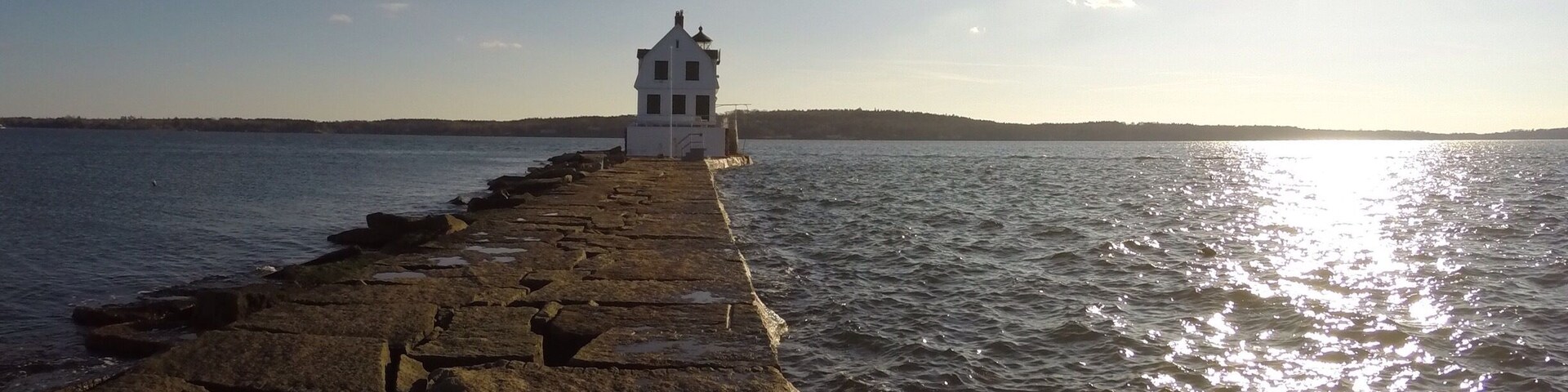 Just shy of a mile hike out