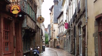 I loved the rainy, coddled streets in Rennes.