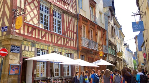 Rennes which includes café scenes and street scenes as well as a large group of people