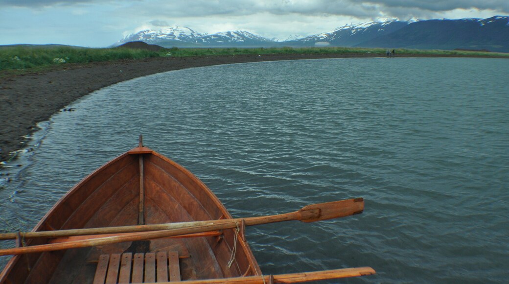Went to a viking festival right outside of Akureyri, Iceland. It was on of the best photo ops during the trip. I have no idea where I was exactly but I was surrounded by beautiful mountains.