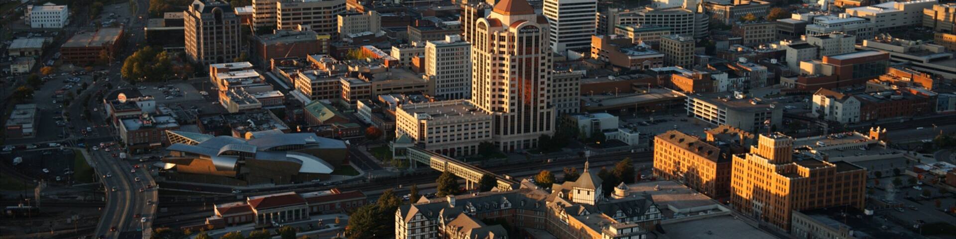 Roanoke featuring a city