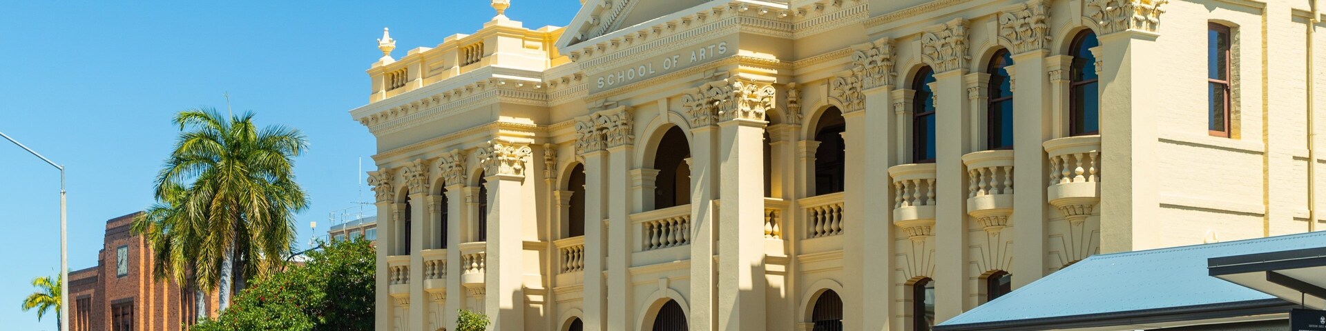 Rockhampton showing heritage architecture