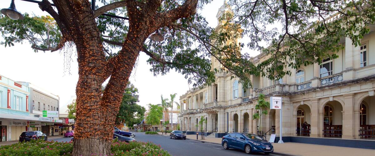 Rockhampton mostrando arquitectura patrimonial, elementos patrimoniales y escenas cotidianas