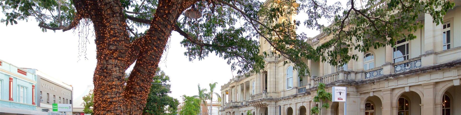 Rockhampton welches beinhaltet historische Architektur, Geschichtliches und Straßenszenen