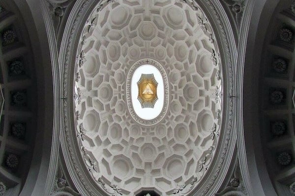 This beautiful baroque church in Rome is relatively small compared to the city's many others, but it was one of my favorites when I visited. Make sure to look up at the beautiful ceiling which has a unique baroque oval dome instead of the usual circular shape!
#patterns