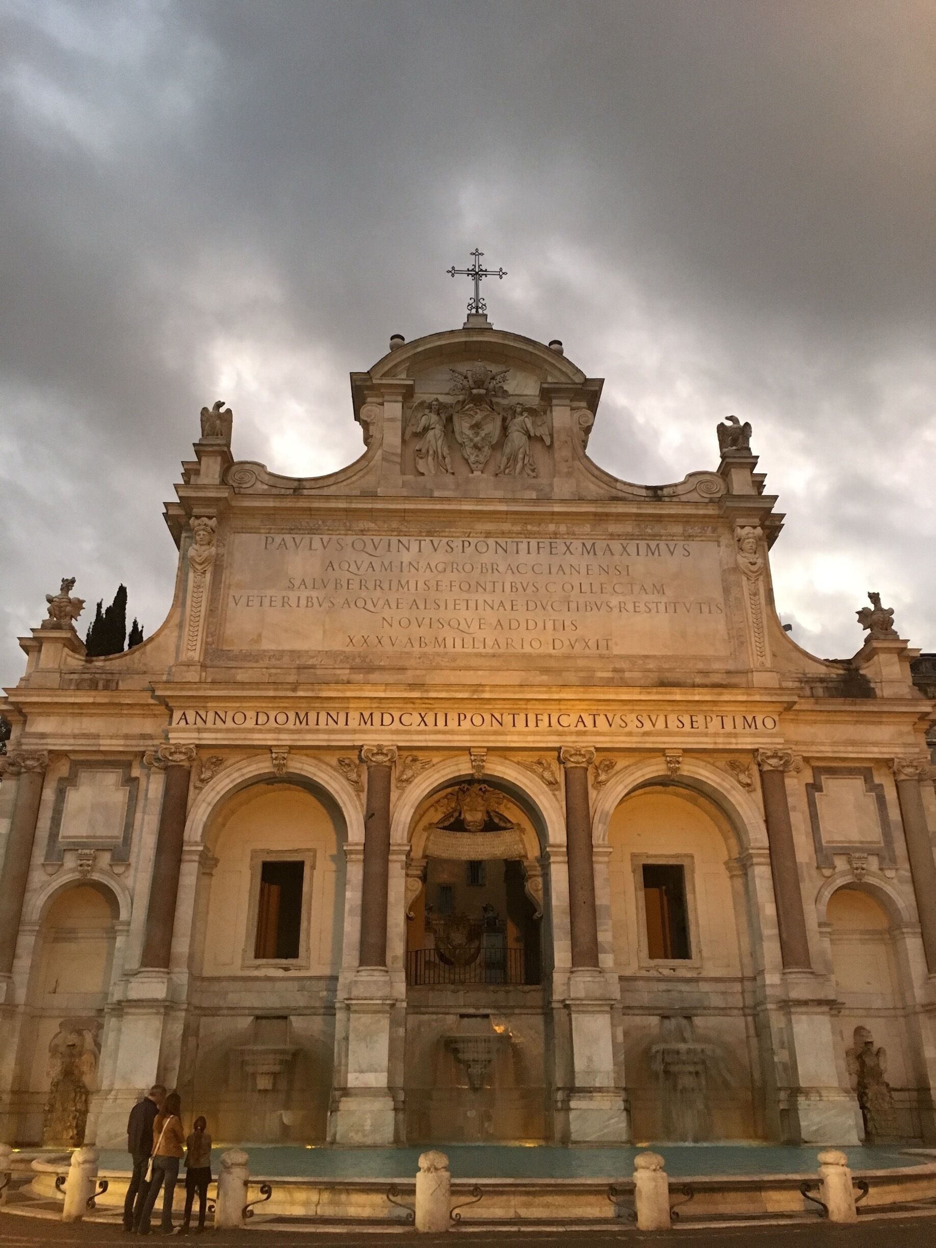"Fontanone" near Janiculum terrace in Rome