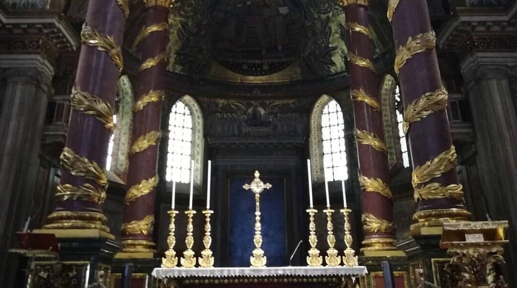 Santa Maria Maggiore is a papal major basilica and the largest catholic marian church in Rome. The basilica enshrines the venerated image of Salus Populi Romani, depicting the Blessed Virgin Mary as the help and protectress of the Roman people, which was franted a Canonical coronation by Pope Gregory XVI oh august 1838.