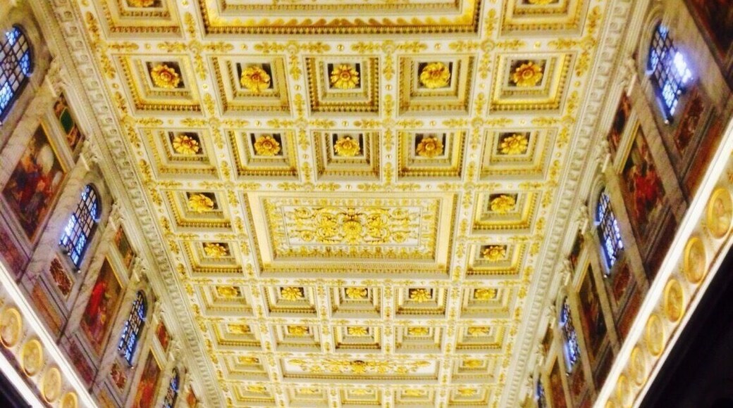One of the major basilicas, St. Paul's Outside the Walls has a gorgeous ceiling.