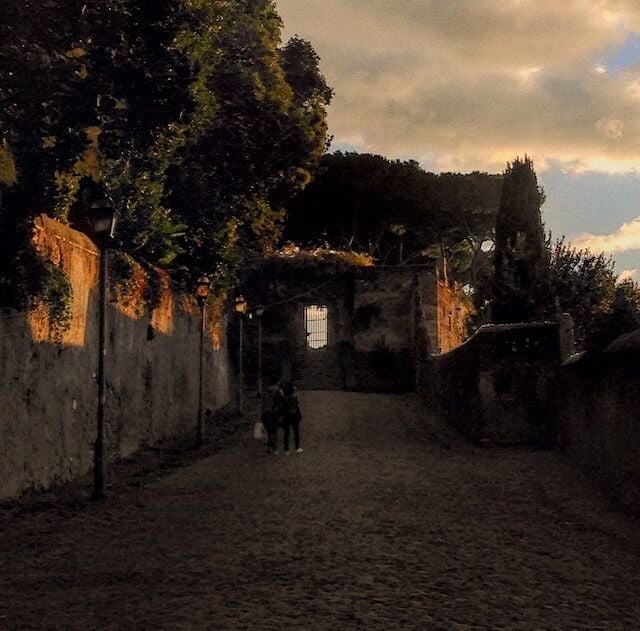 One of the seven hills of Rome. The view of St. Peter's from the top of the Aventine is unbelievable. Especially at sunset when I went today.