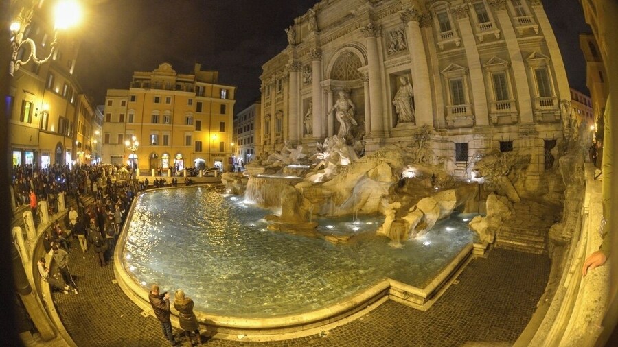 Trevi Fountain at night
#desktop