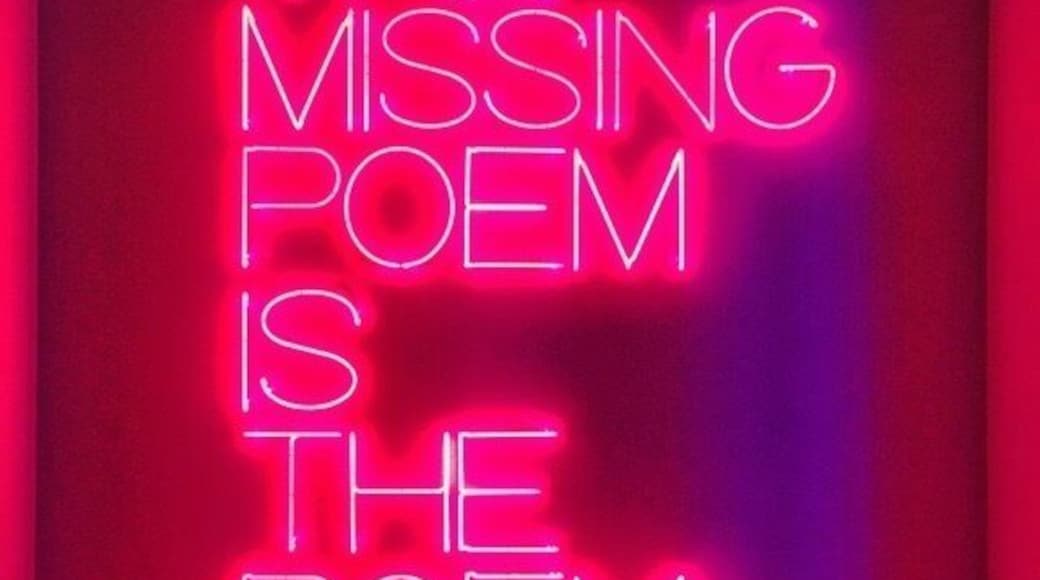 You can see huge neon lights at the MAXXI Museum in Rome