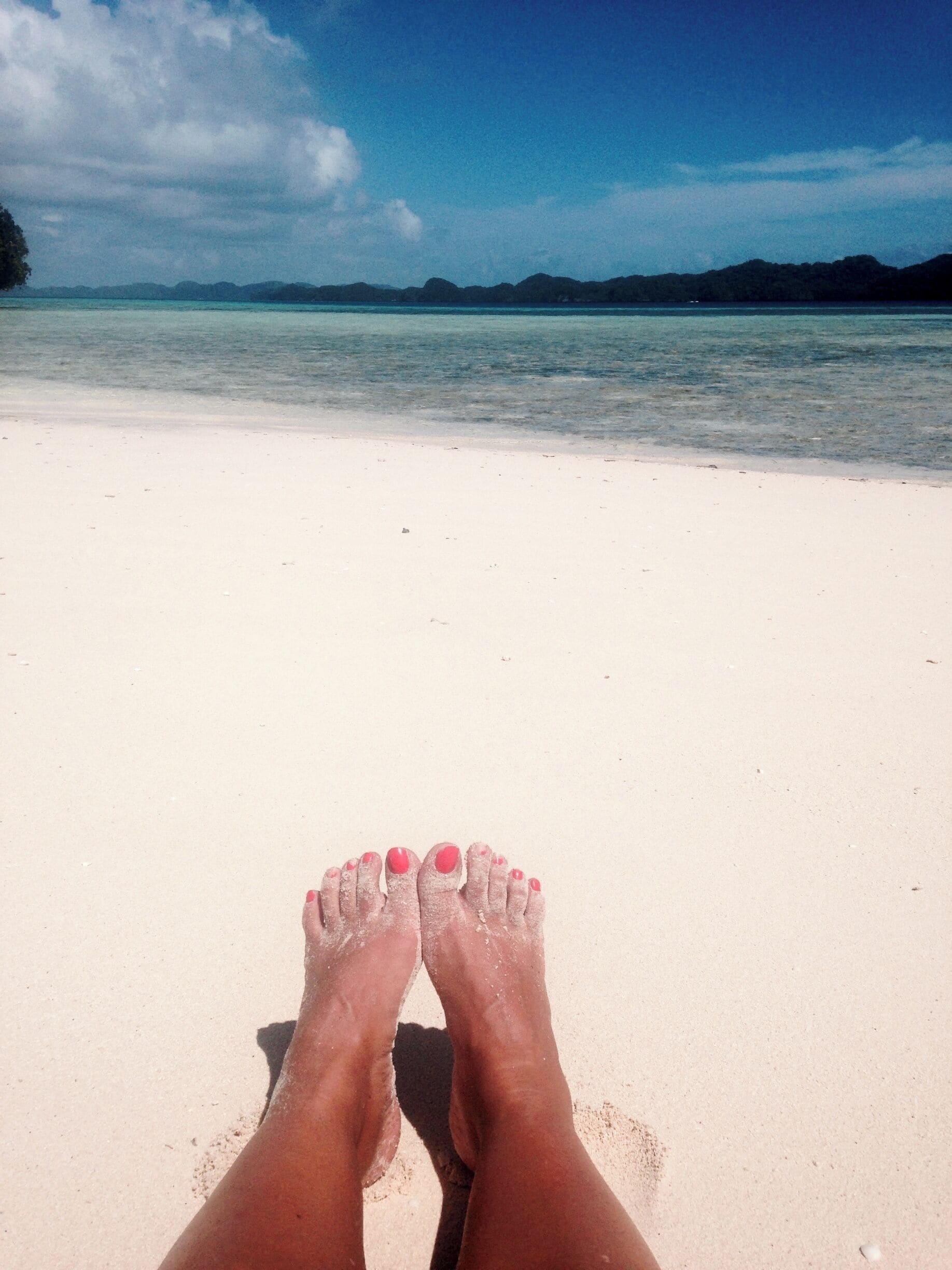 Ulong Beach, Palau. Lunch spot and surface interval between dives #beach 