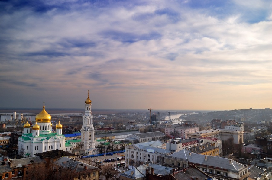 Russia. Rostov-on-Don. A cathedral of the Virgin. Evening; Shutterstock ID 29331649