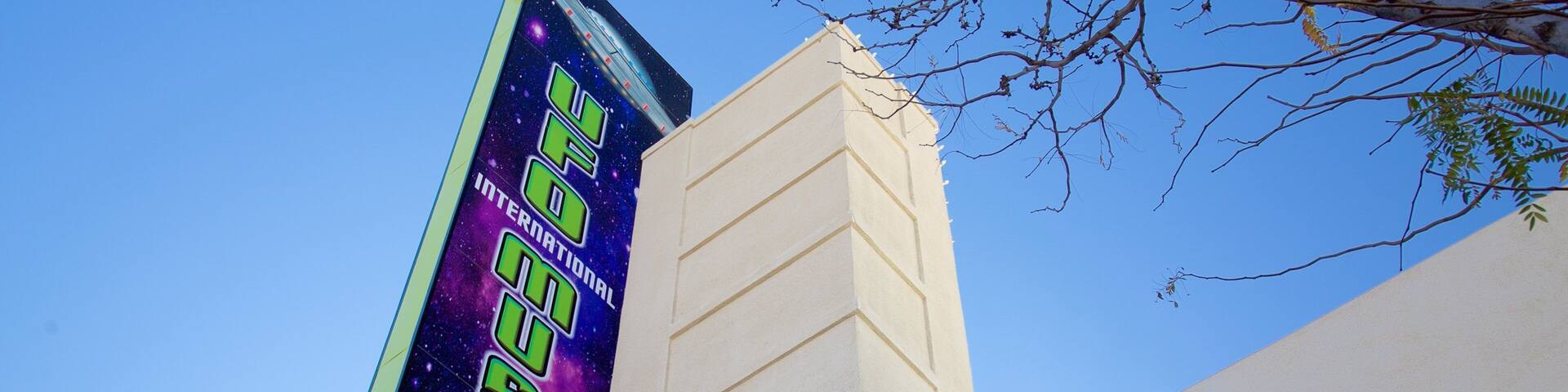 Roswell mostrando señalización