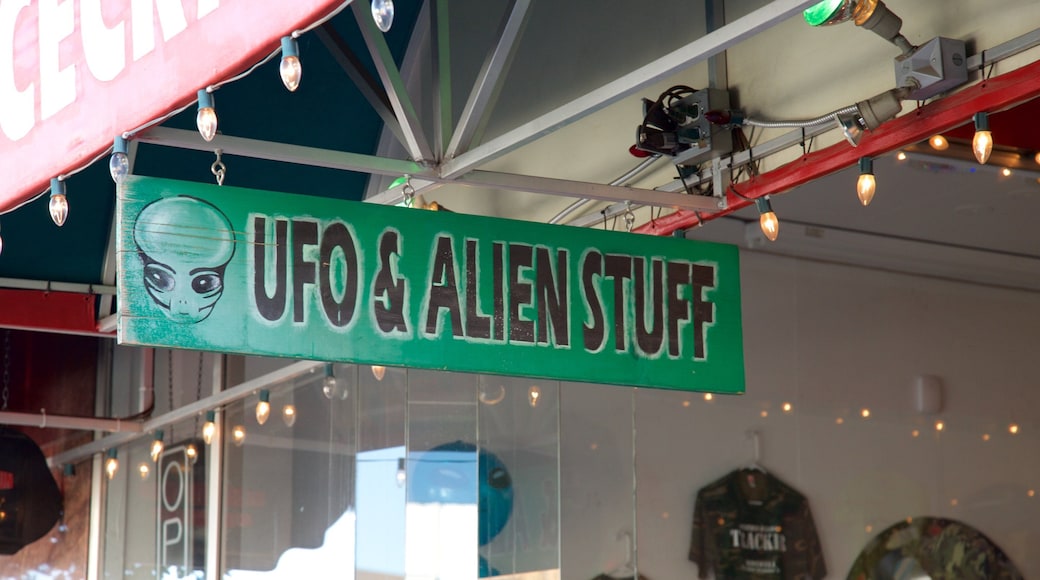 Roswell featuring signage